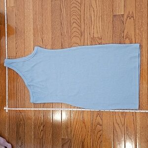 One strap fitted ribbed dress